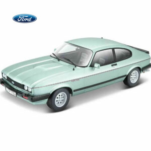 Ford Capri 2.8i 1982 by Bburago 1:24 Diecast – Metallic Green #B18-21093