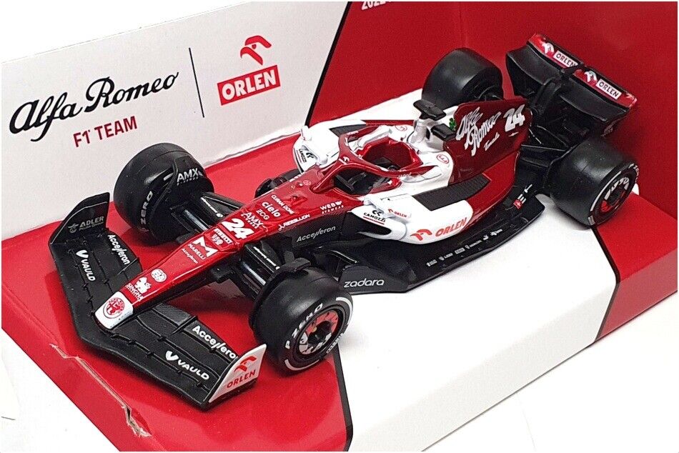 2022 #24 Zhou Guanyu 143 Alfa Romeo C42 F1 Team Orlen by Bburago (3) 2022 #24 Zhou Guanyu 1:43 Alfa Romeo C42 F1 Team Orlen by Bburago