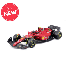 2022 Ferrari F1-75 #55 Carlos Sainz by Bburago Diecast Model Car