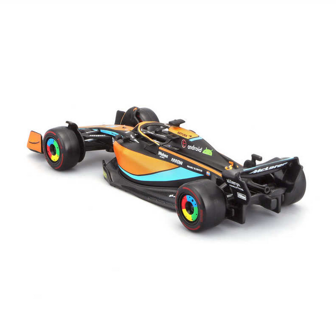 3 Daniel Ricciardo 2022 McLaren MCL36 by Bburago Diecast Model Car (3) 3 Daniel Ricciardo 2022 McLaren MCL36 by Bburago Diecast Model Car